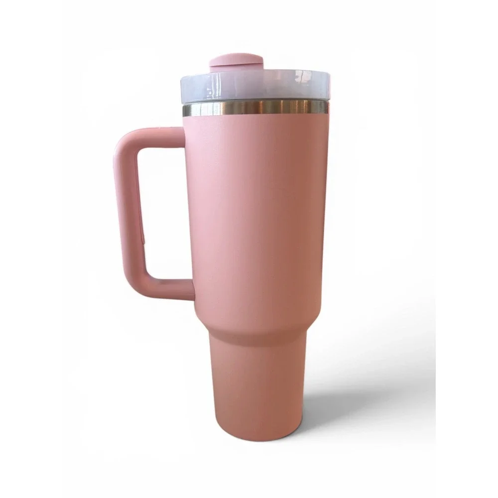 Stanley Quencher H2.0 FlowState Tumbler 40oz Pink Stainless Steel - Picture 2 of 4